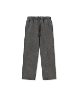 600 GSM 'Vintage Black' Straight-leg Pants