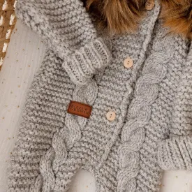 Alpaca Pram Suit - Grey