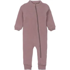 Baby Wool Suit (Rib Cuffs) - Twilight Mauve