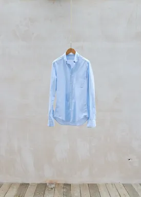 Boglioli Light Blue Striped Cotton/Linen Shirt - M