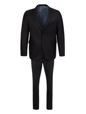 Centrion Black Wool Suit
