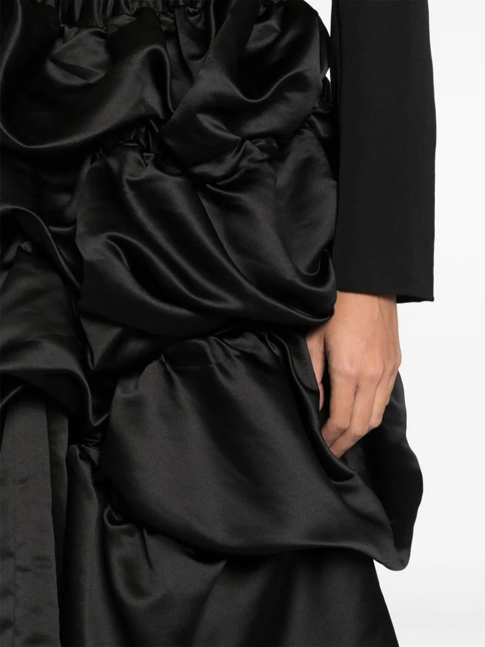 Cluttered Satin Skirt