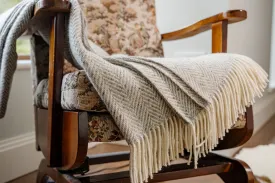 Connemara Blanket Light Grey