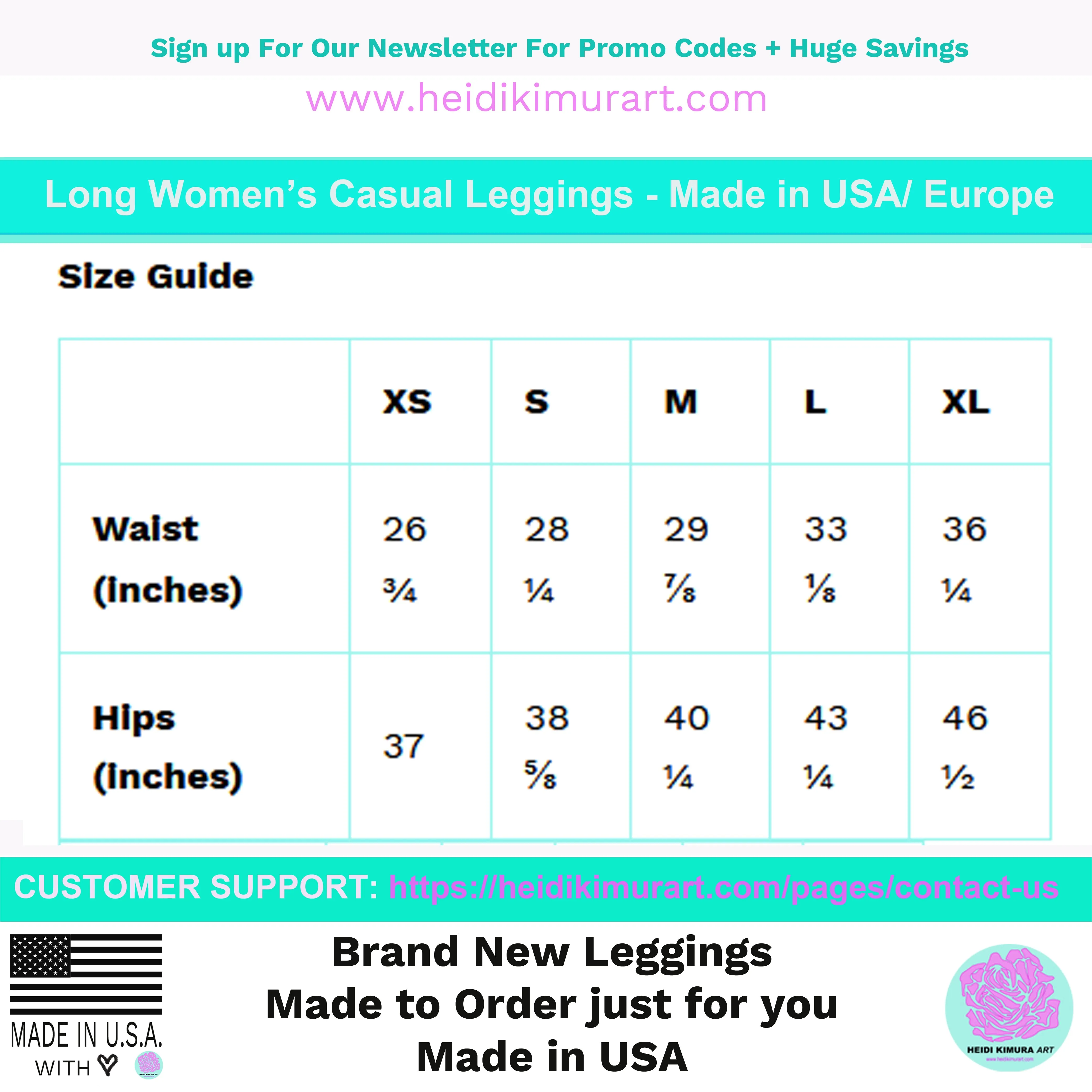 Dark Pink Women's Casual Leggings, Bright Hot Pink Long Fashion Tights-Made in USA/EU/MX