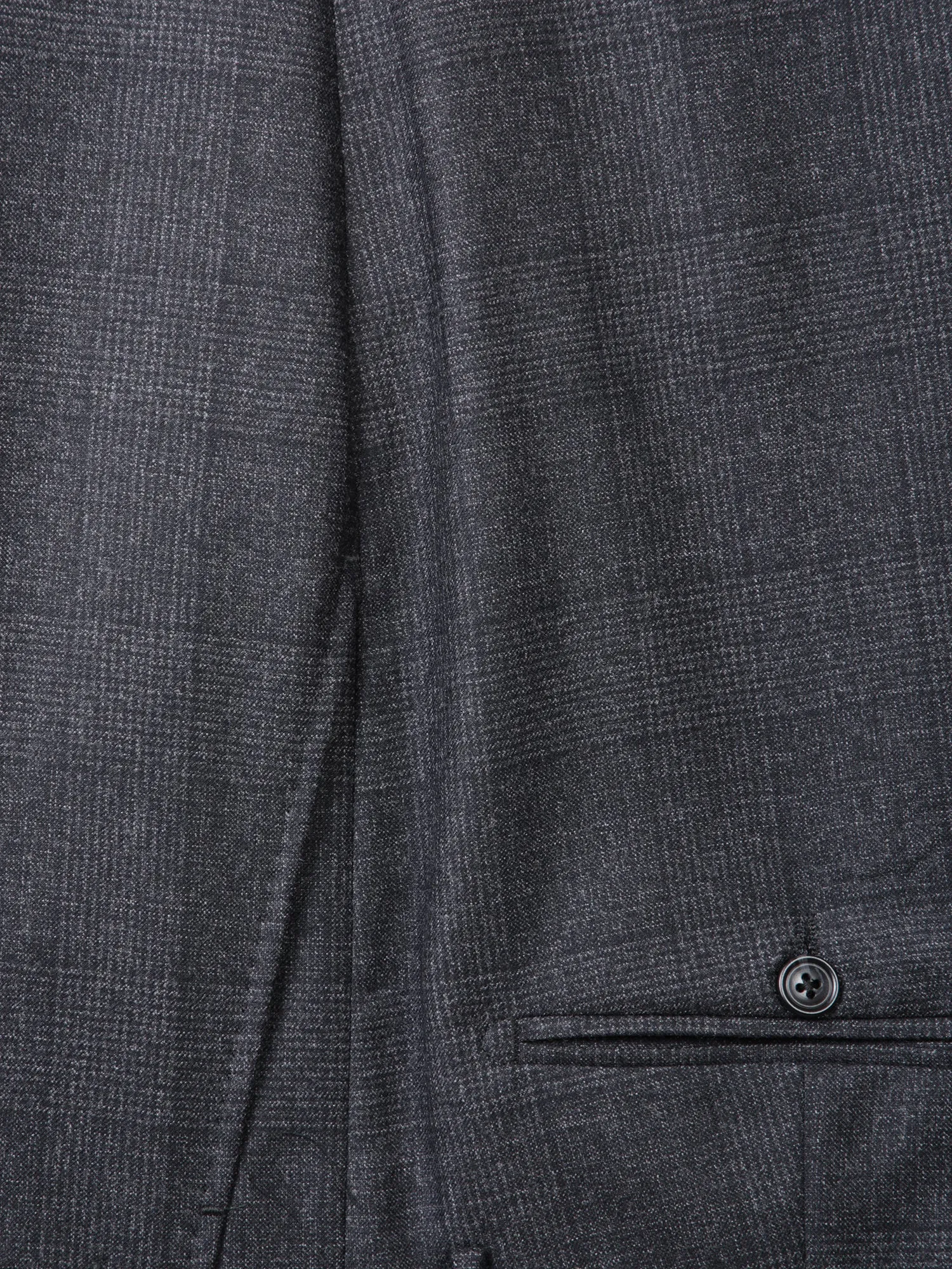 Double-Breasted Wool Suit Grey