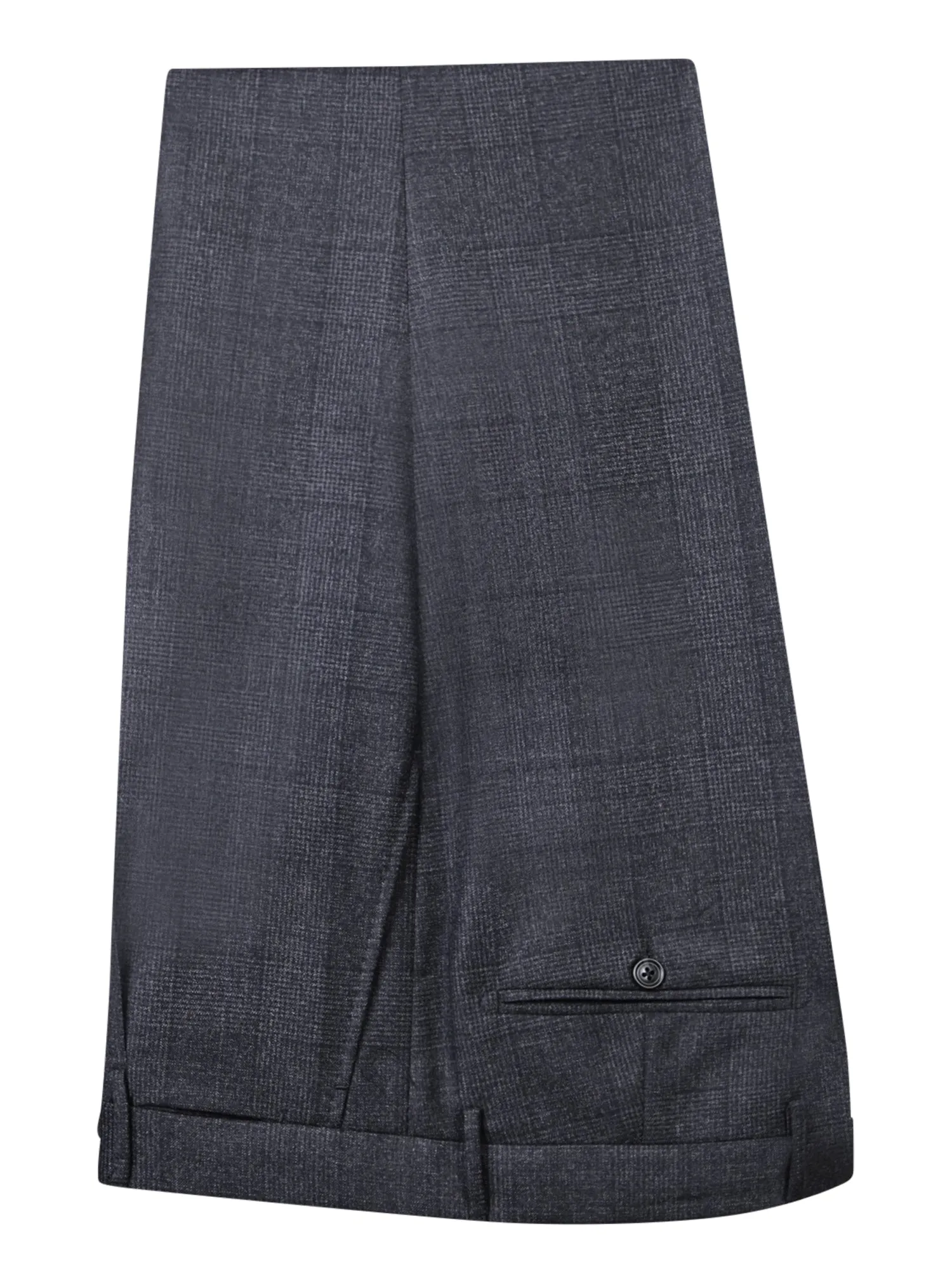 Double-Breasted Wool Suit Grey
