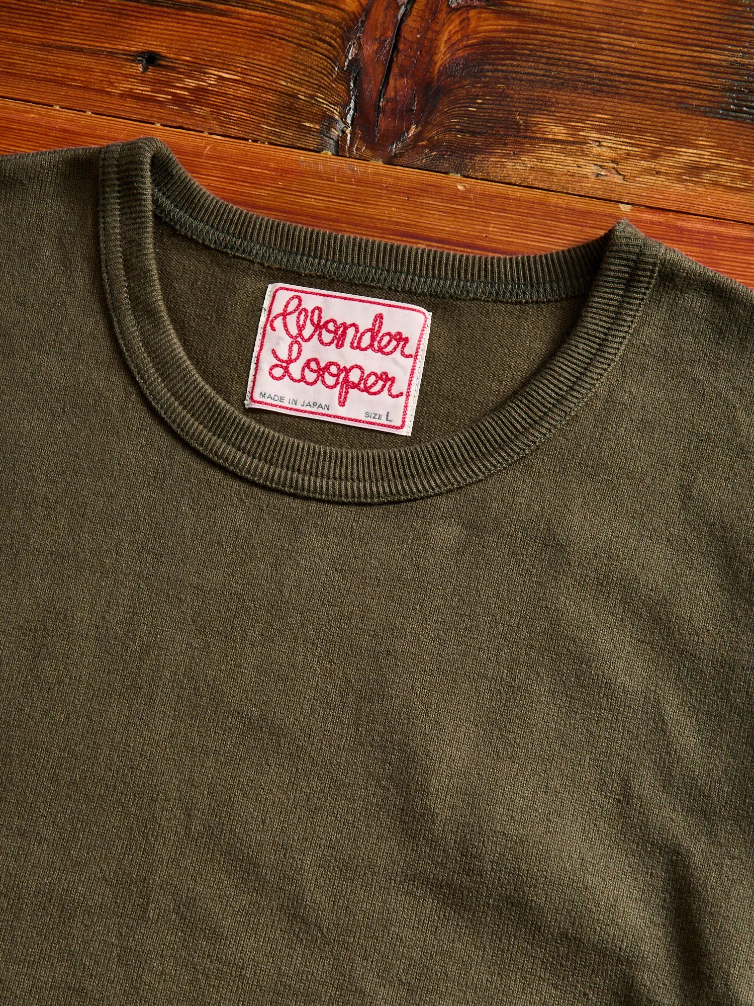 Double Heavyweight 12.1oz T-Shirt in Khaki
