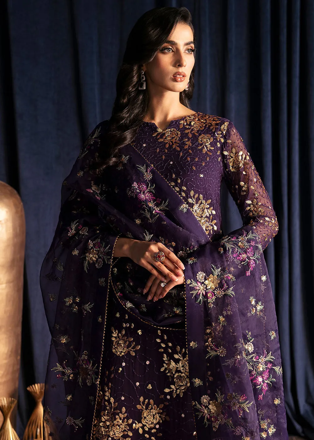 Elanora Embroidered Formals' 24 by Nureh | NEL-45