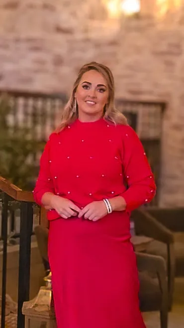 Ellette Red Skirt