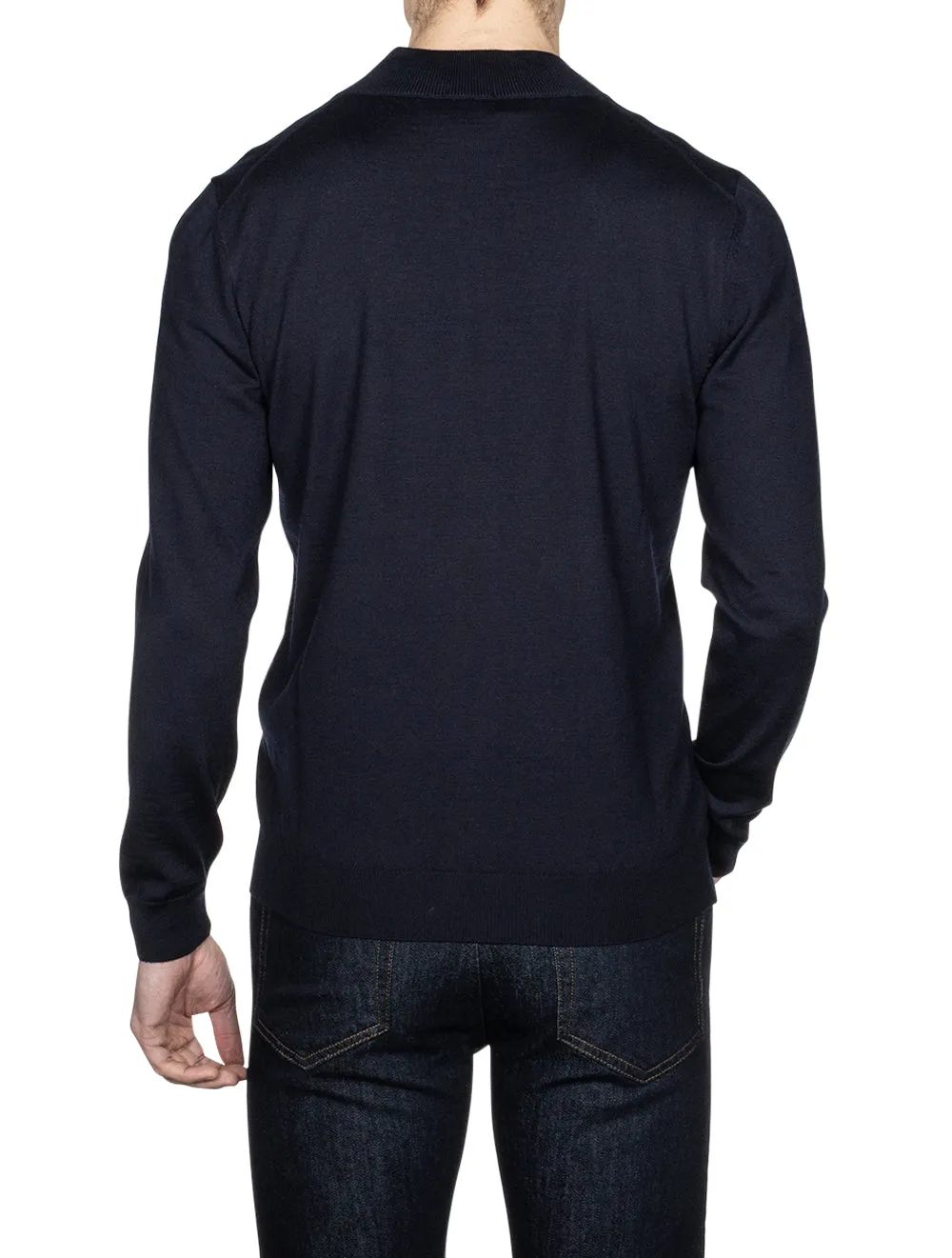 HB BALONSO ZIP UP CARDIGAN-Navy