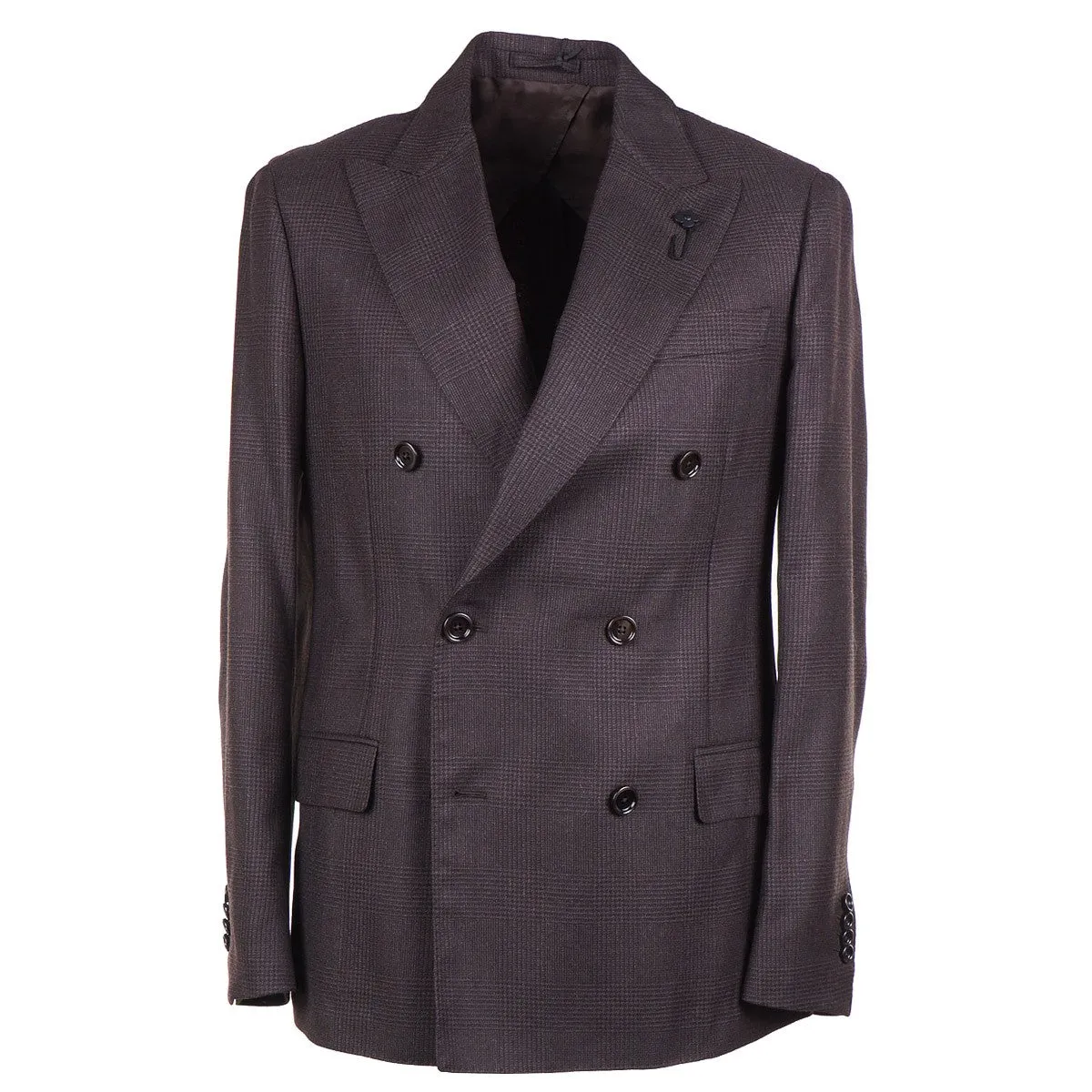 Lardini Suit in Glen Check Wool
