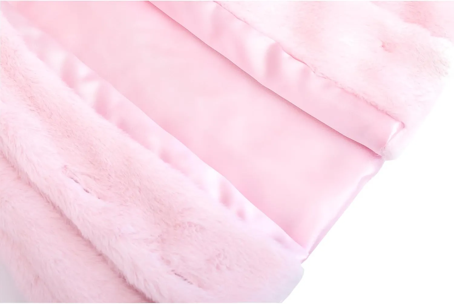 Lilax Girls Cozy Hooded Winter Faux Fur Jacket Coat