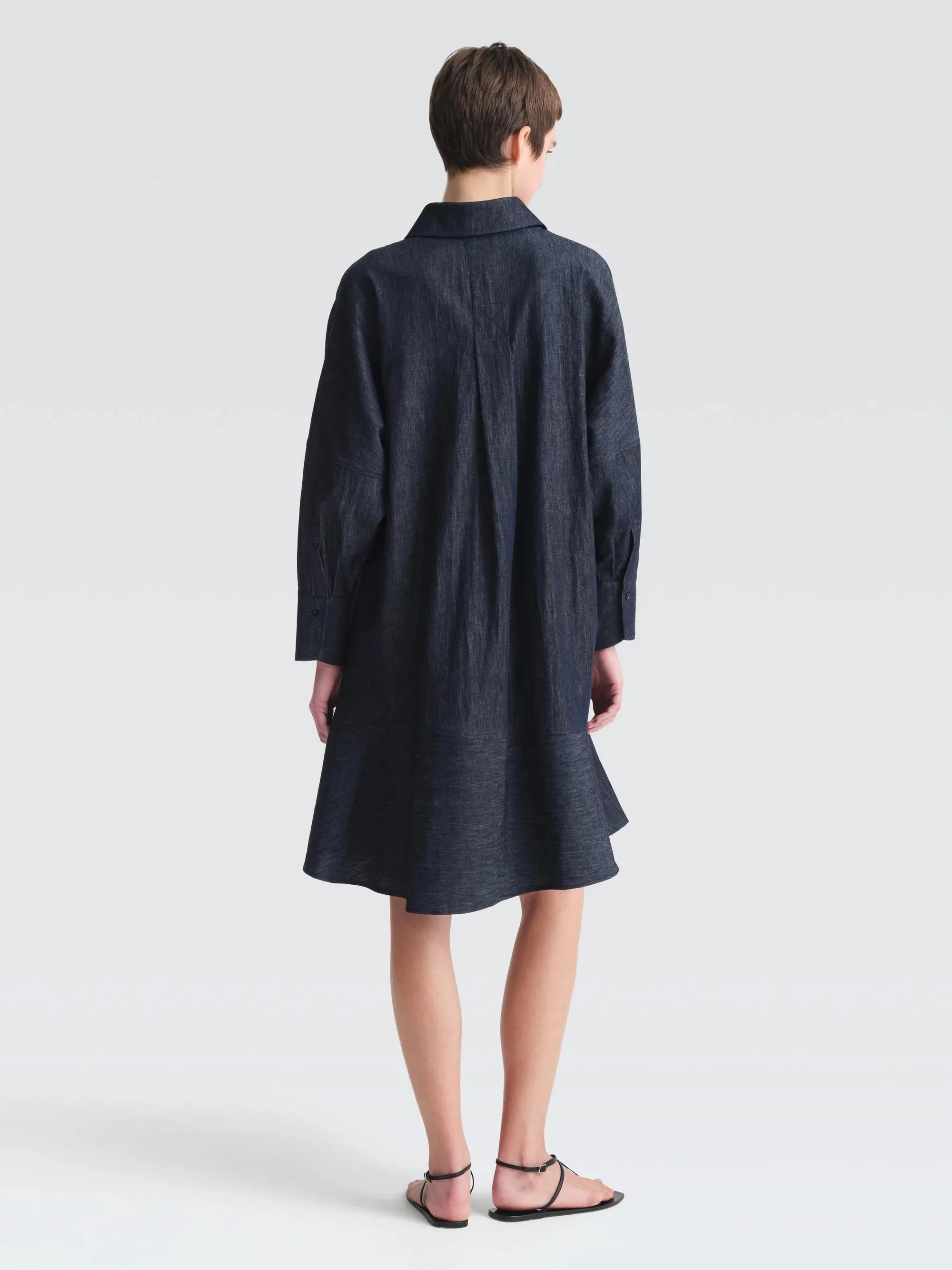 Linen Denim "Ariana" Dress
