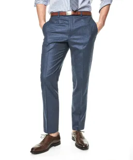 Made In The USA Sutton Wool Flannel Suit Trouser In Petrol