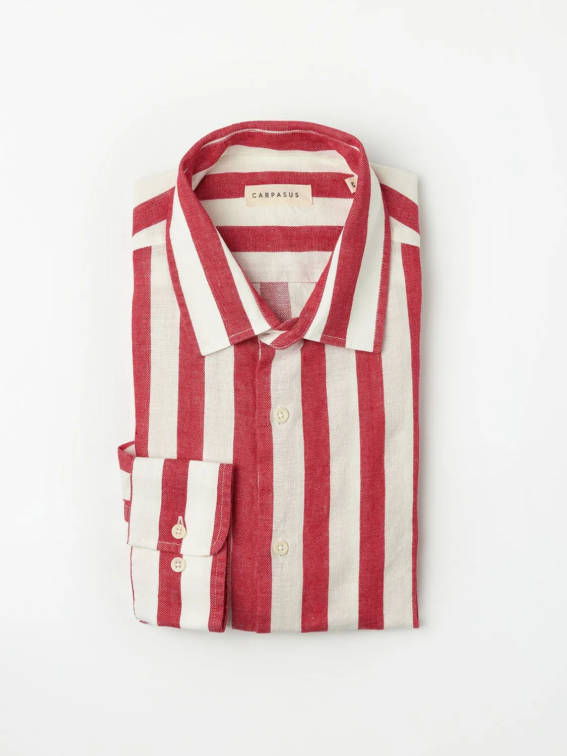 Maggia Linen Shirt Red