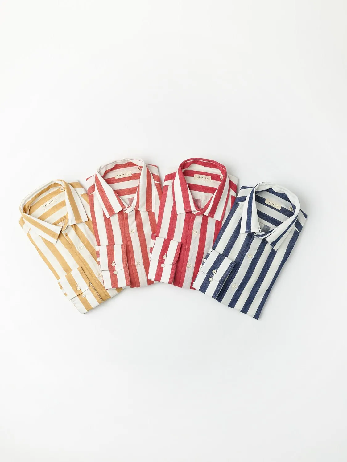 Maggia Linen Shirt Red