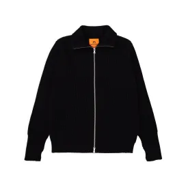Navy Full-Zip Pockets Black