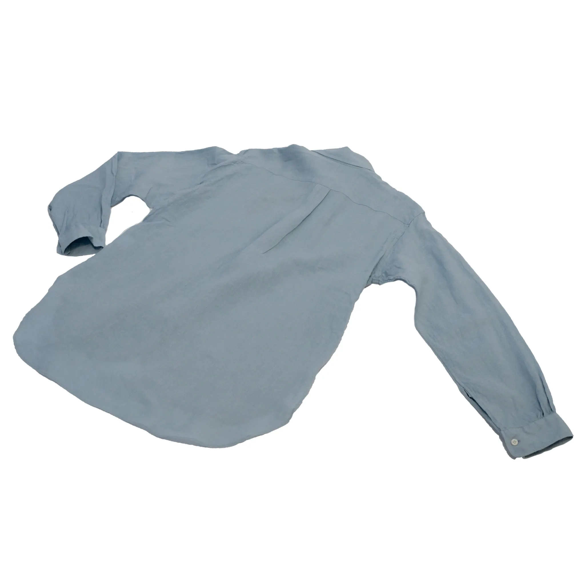 Needles Regular Collar EDW Shirt Linen Canvas Sax