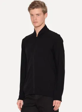 Nylon Merino Wool Graph Cardigan