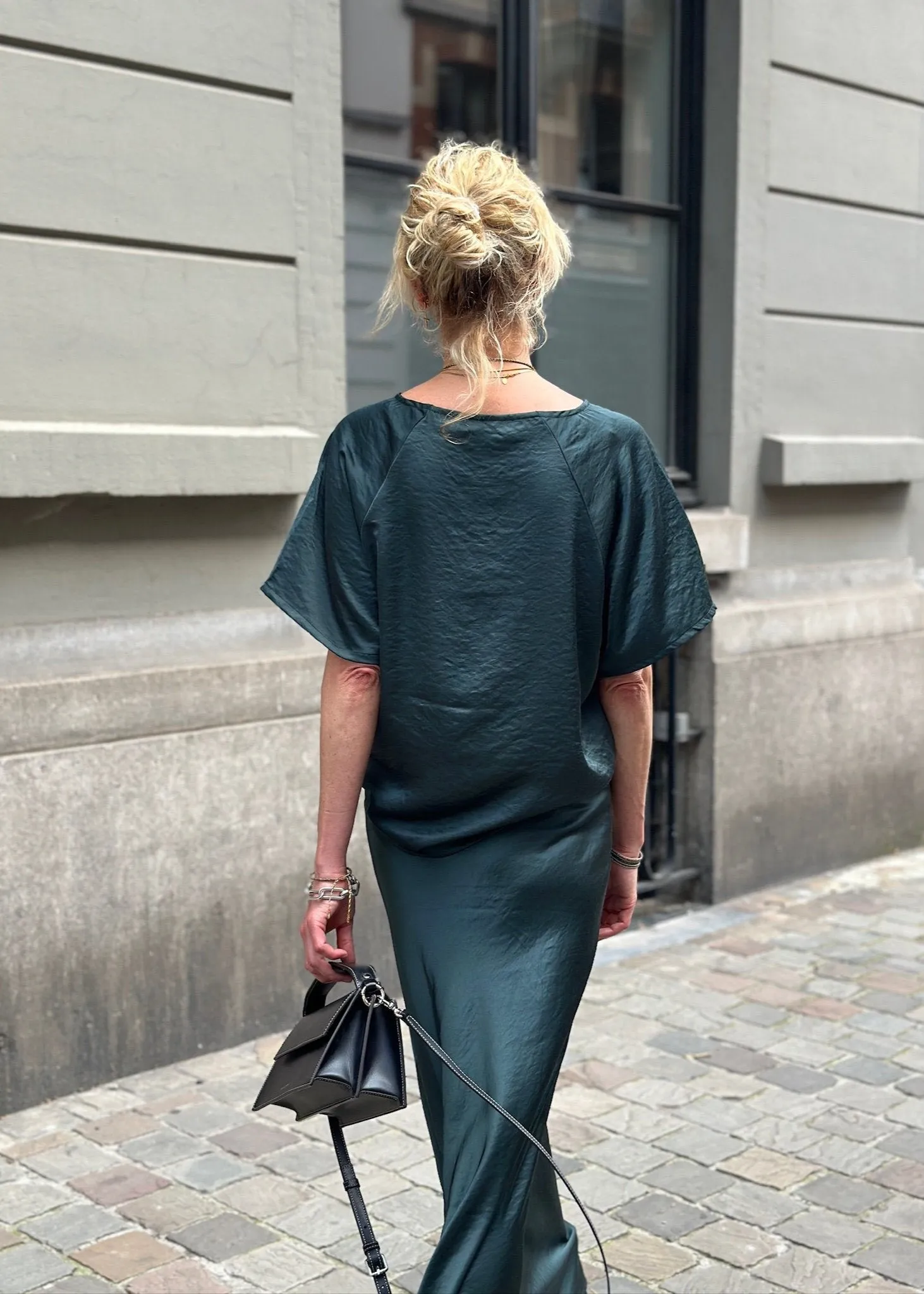 Jungle Green Quill Maila-M Skirt