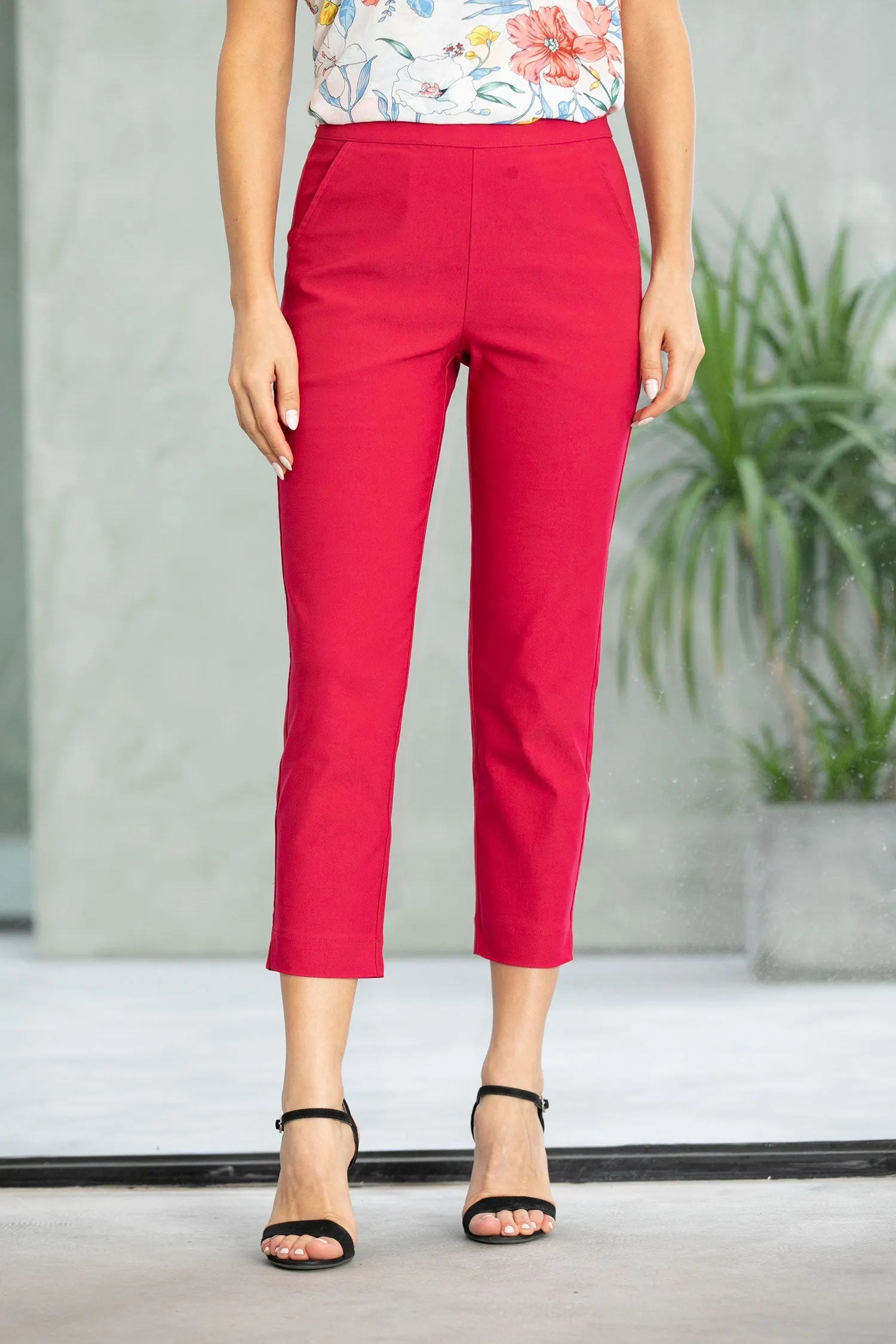 Solid Color Capri