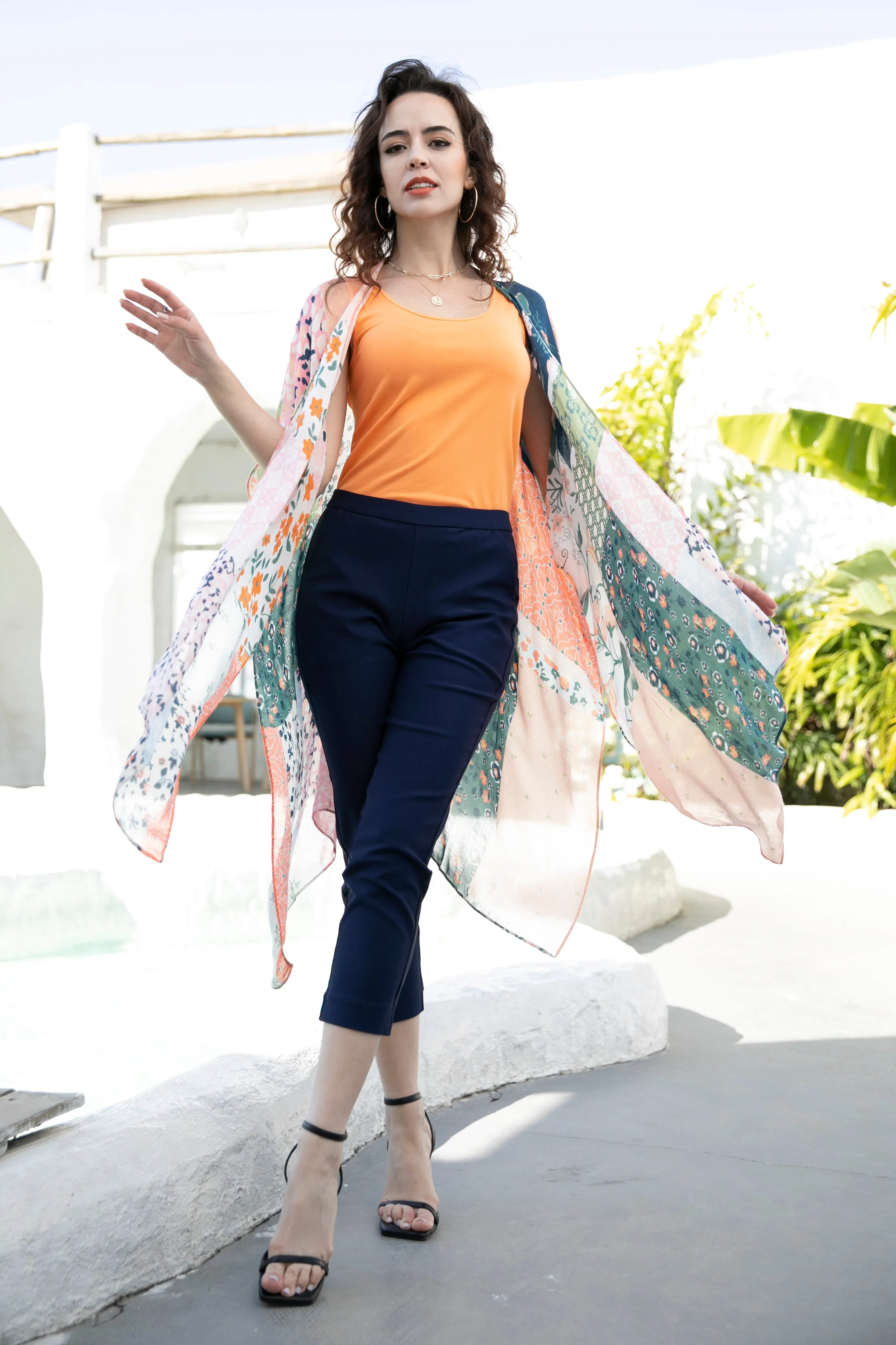 Solid Color Capri