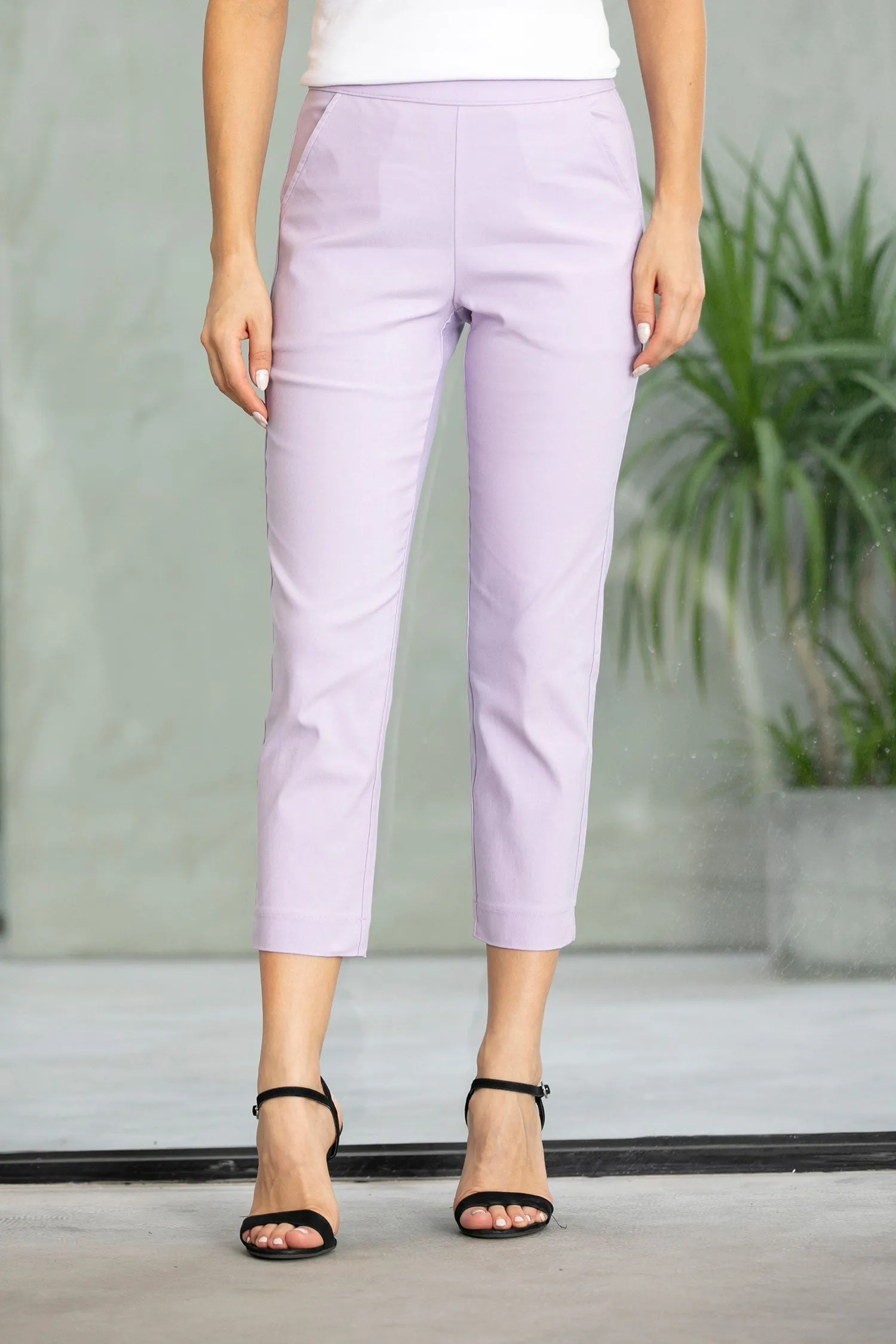 Solid Color Capri