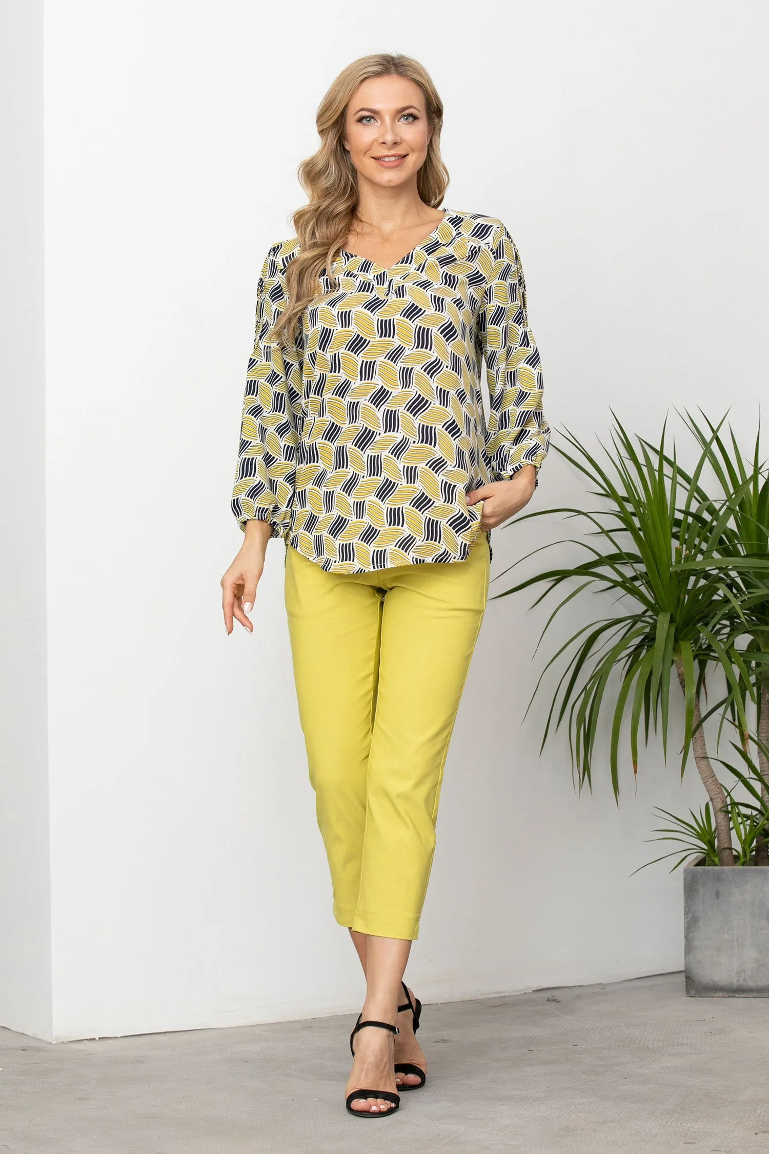Solid Color Capri