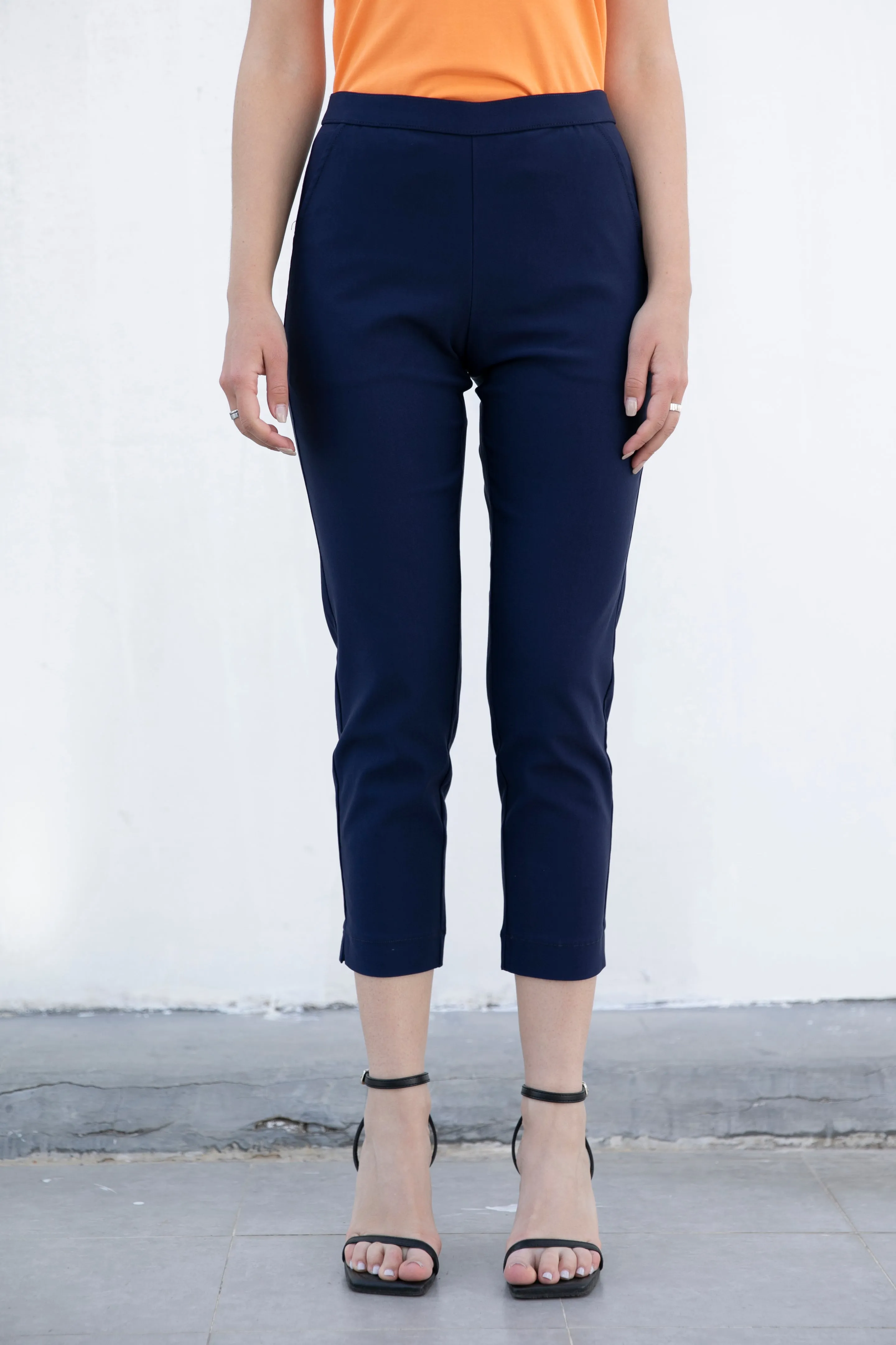 Solid Color Capri