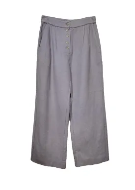 Straight Cut Wool Pants