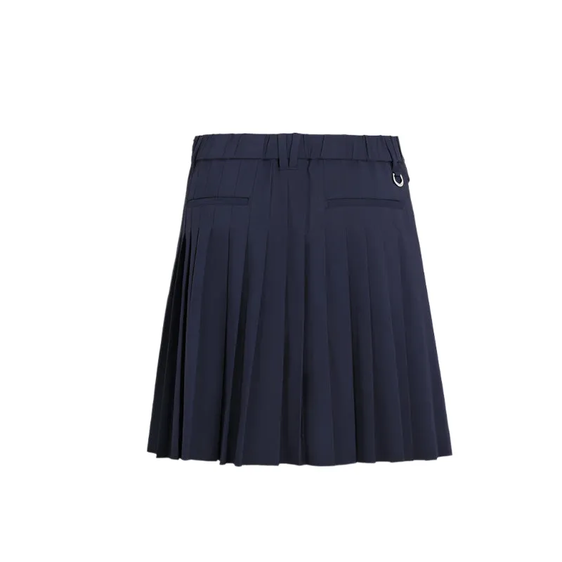 SVG Golf Women's Lightweight Twill Pleated Short Skirt