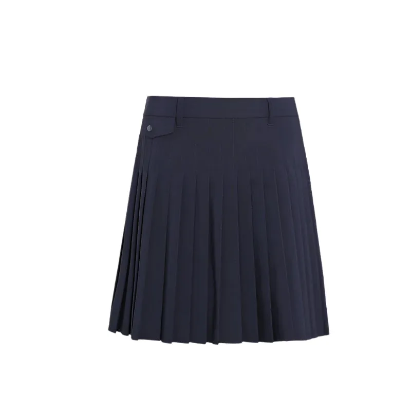 SVG Golf Women's Lightweight Twill Pleated Short Skirt