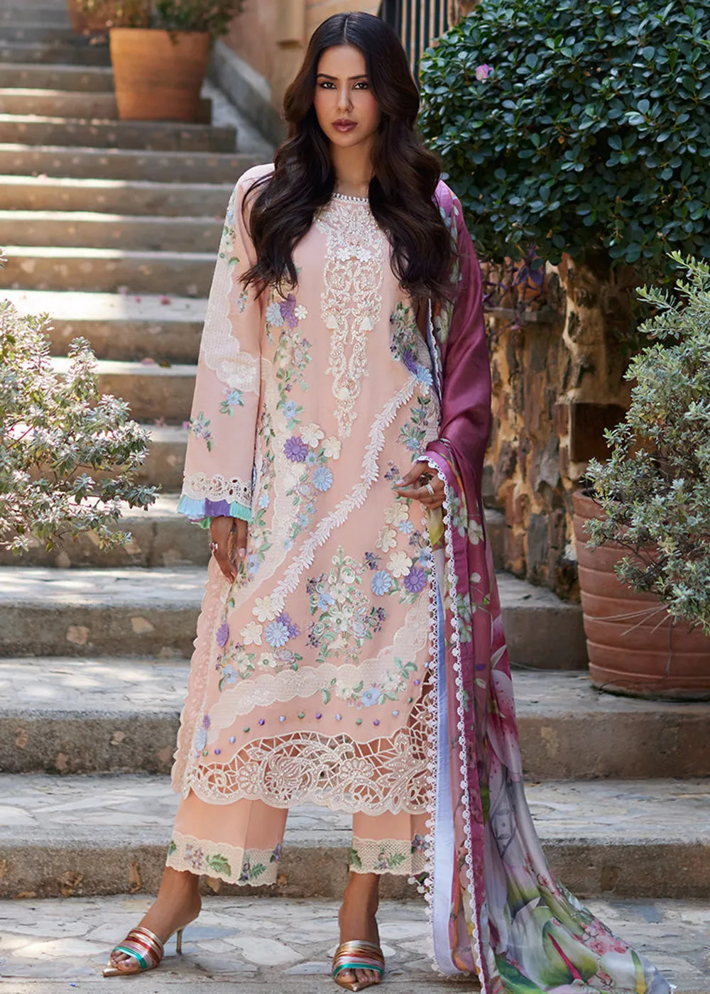 Te Amo Luxury Lawn '24 by Mushq | ITALIANO INTRIGUE