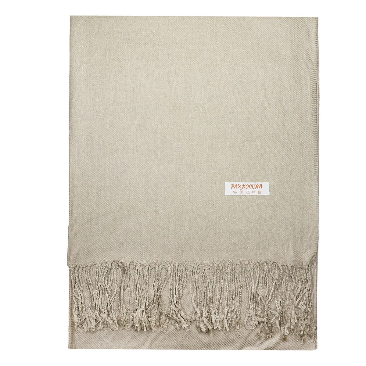 Women's Soft Solid Color Pashmina Shawl Wrap Scarf - Khaki