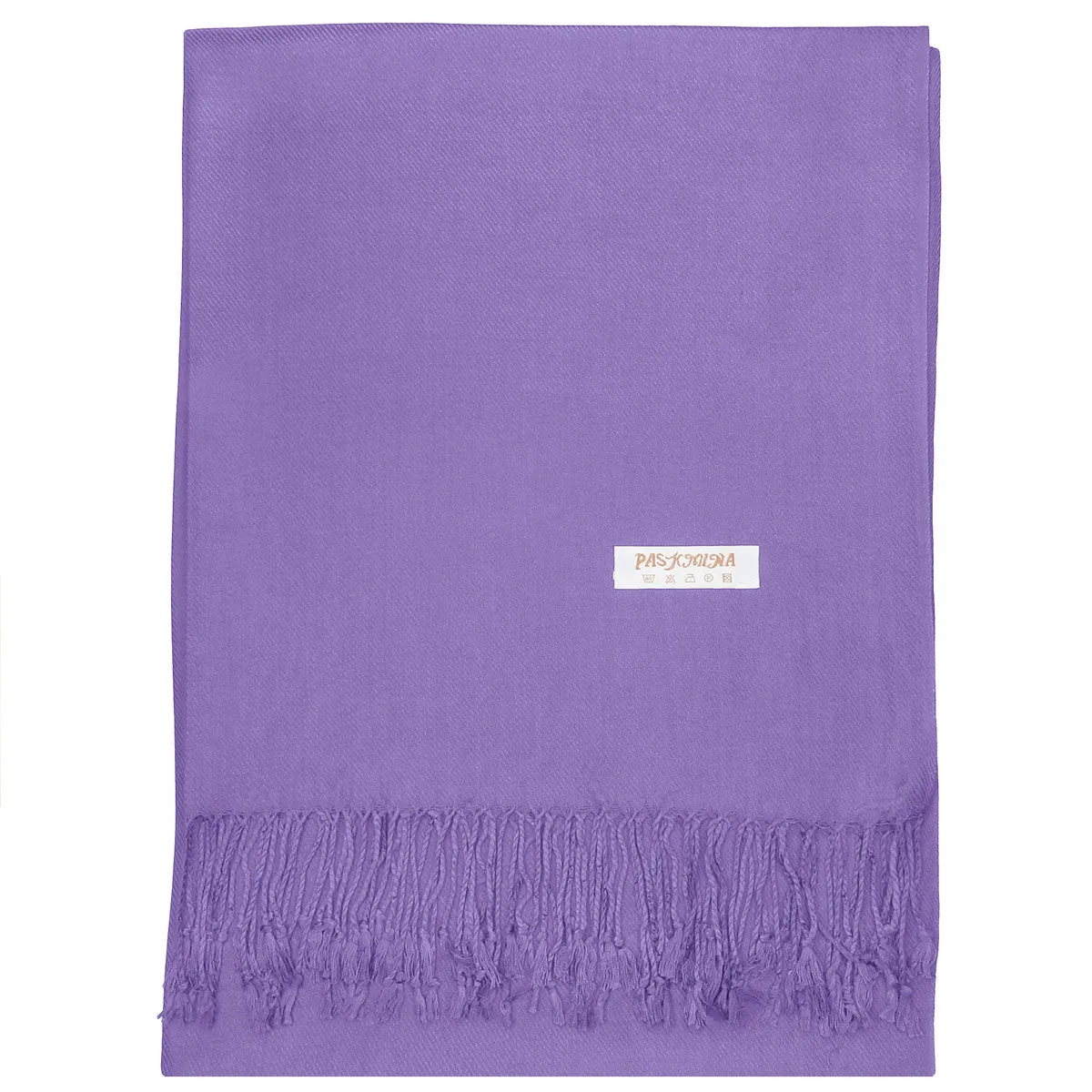 Women's Soft Solid Color Pashmina Shawl Wrap Scarf - Lavender