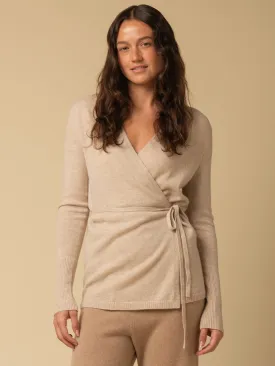Wrap Cardigan_Oatmeal