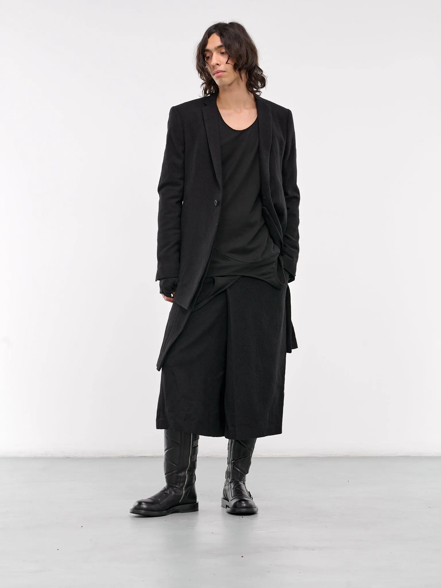 Wrap Trousers (879PAM2-BLACK)