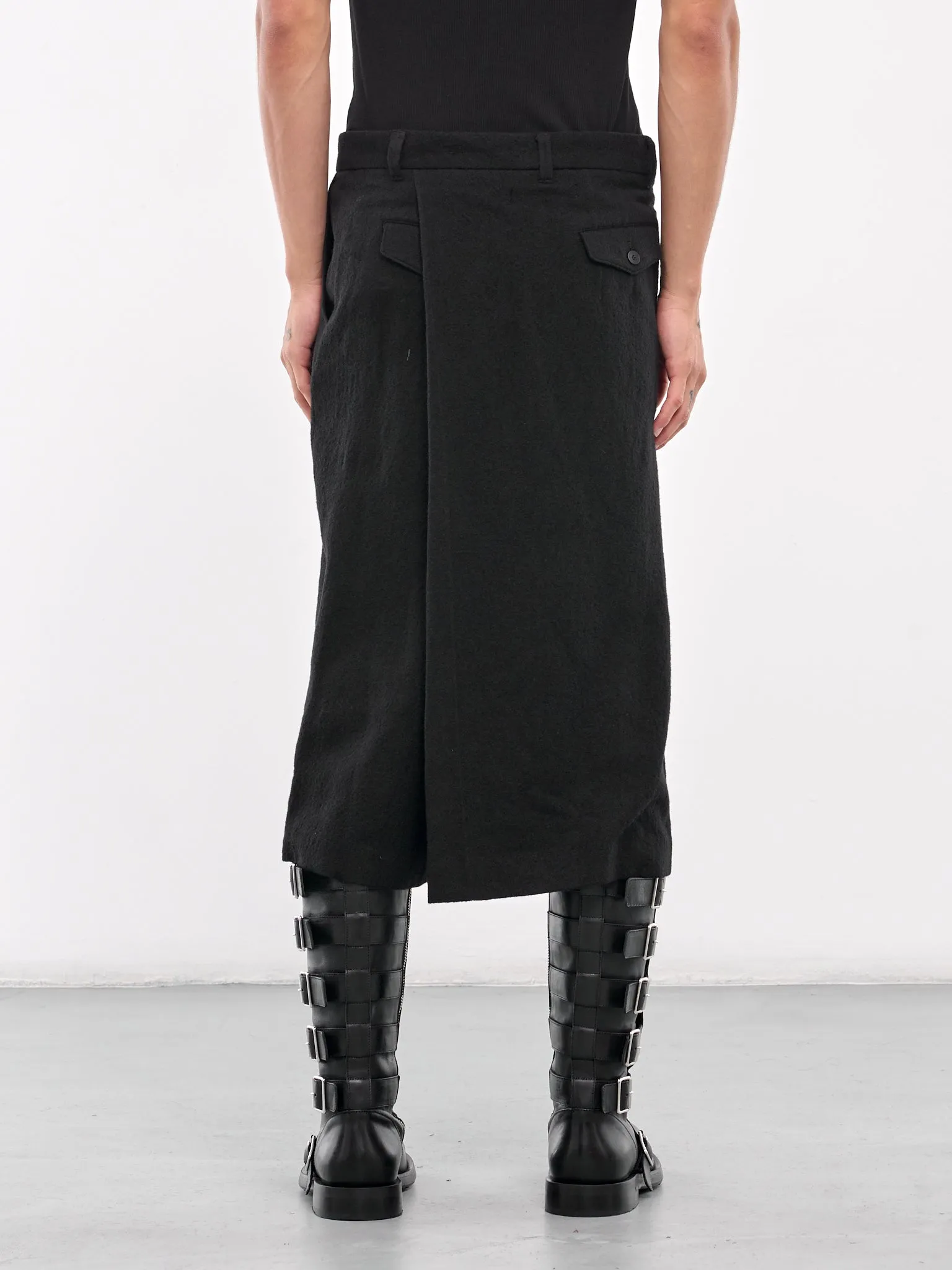 Wrap Trousers (879PAM2-BLACK)