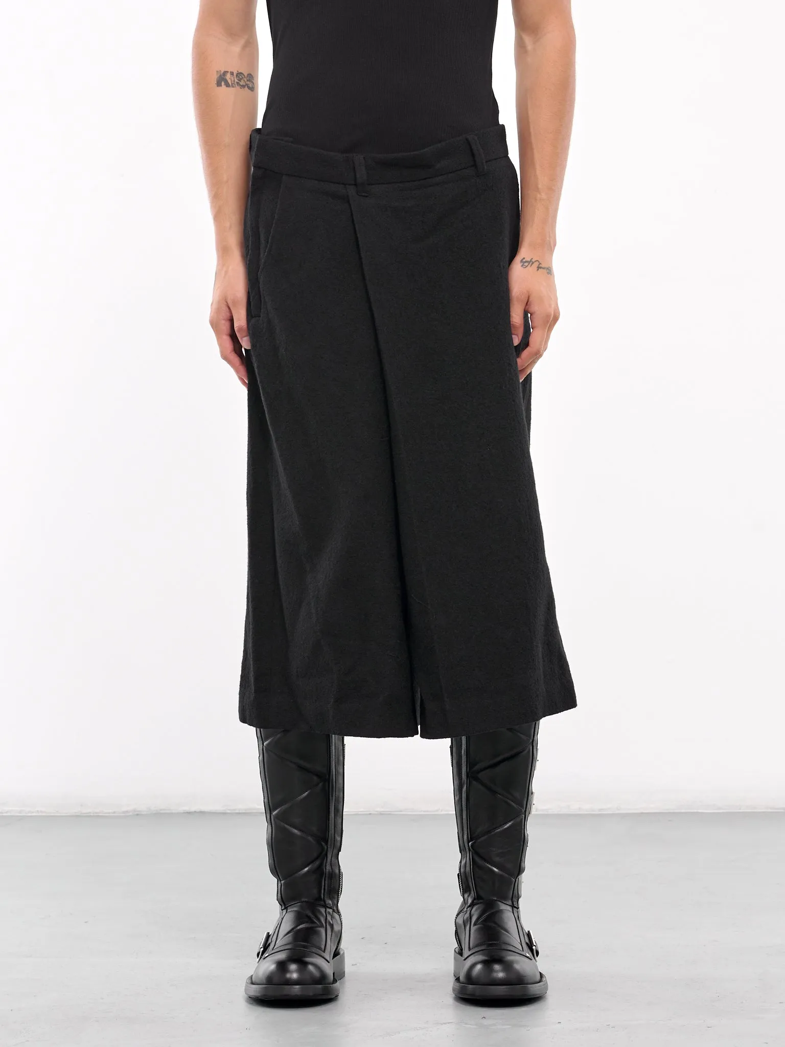 Wrap Trousers (879PAM2-BLACK)