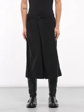 Wrap Trousers (879PAM2-BLACK)