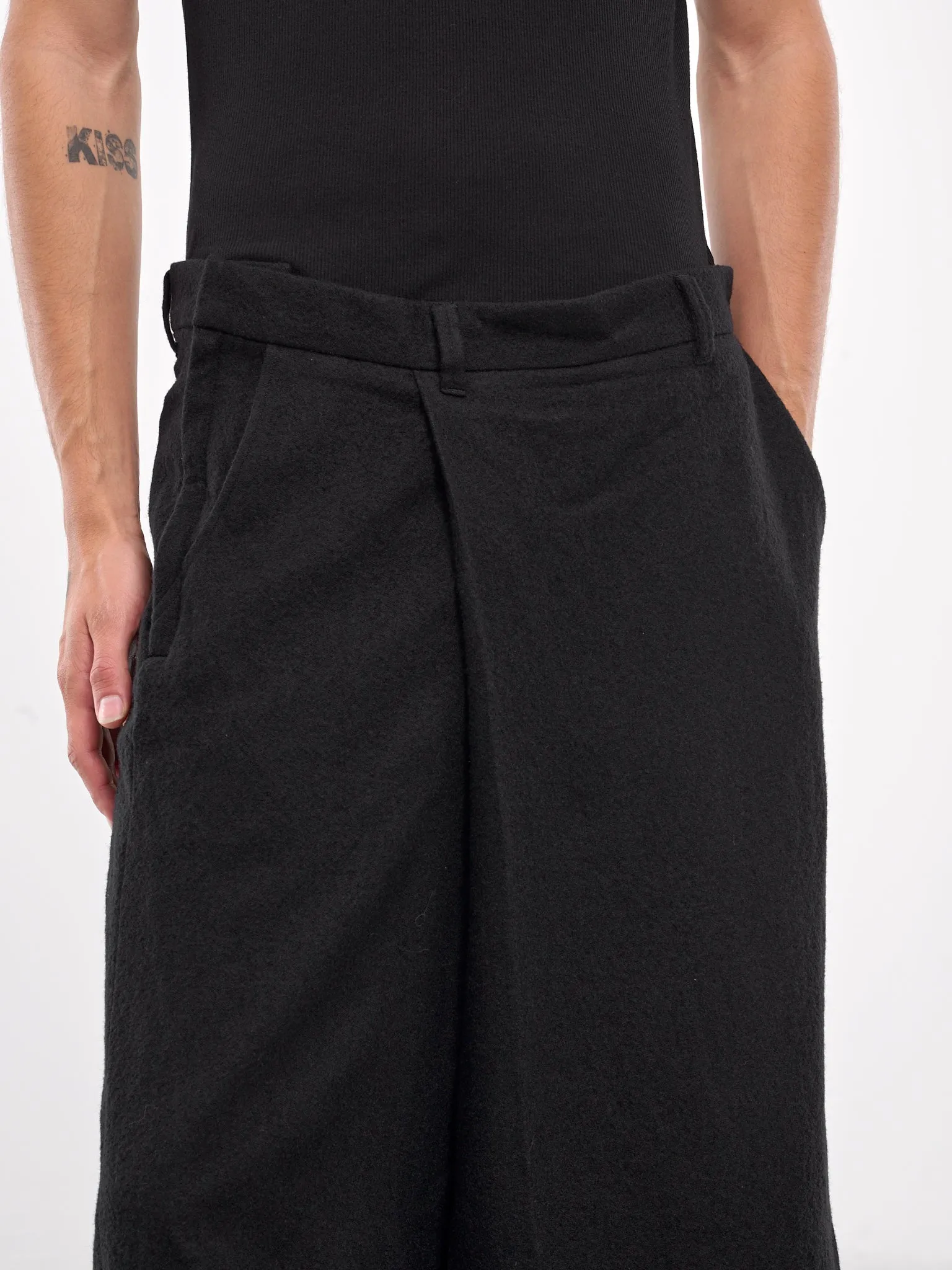 Wrap Trousers (879PAM2-BLACK)